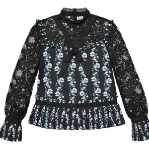 Erdem X H&M silk blouse